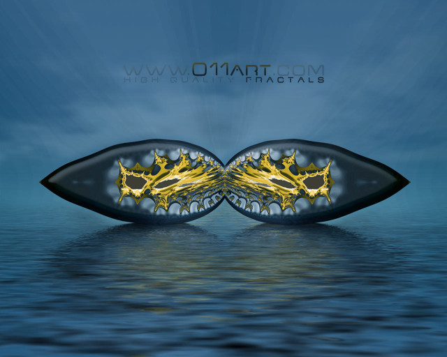 Yellow black watercraft ocean blue free wallpaper for desktop - medium preview image