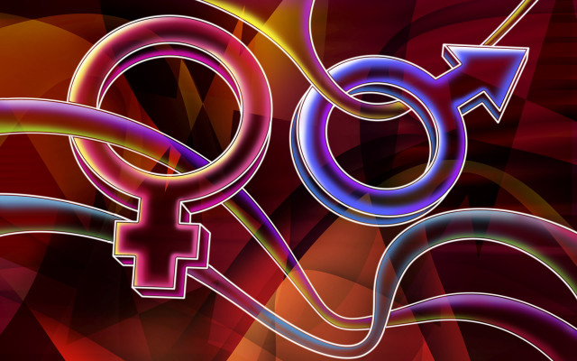 Colorful female symbol male symbol #3 free wallpaper for desktop - medium preview image