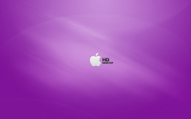 Purple apple wallpaper white logo free wallpaper for desktop - medium preview image
