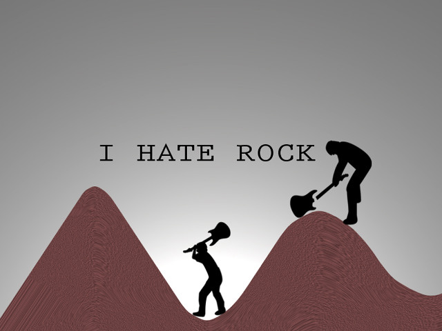 Man digging rock woman standing free wallpaper for desktop - medium preview image