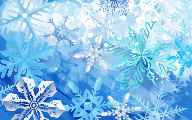 Blue white snowflake background snowflakes free wallpaper for desktop - medium preview image