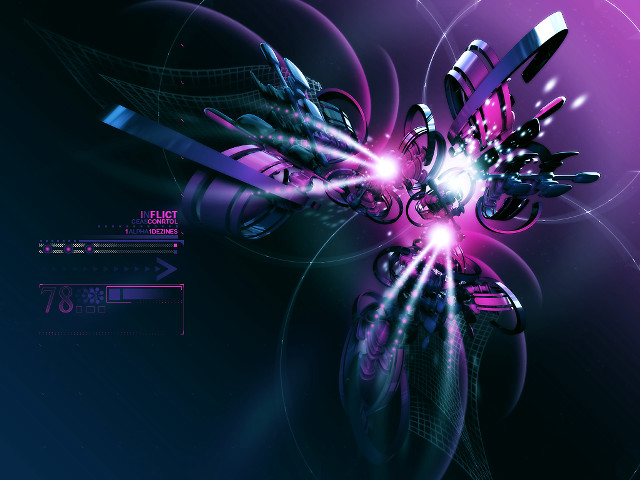 Futuristic object bright light purple free wallpaper for desktop - medium preview image
