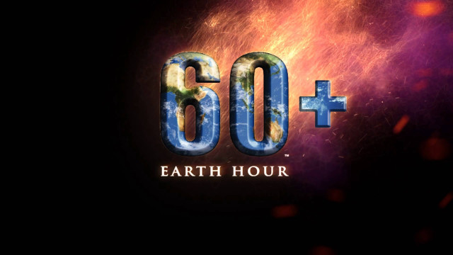 Earth hour logo earth background free wallpaper for desktop - medium preview image