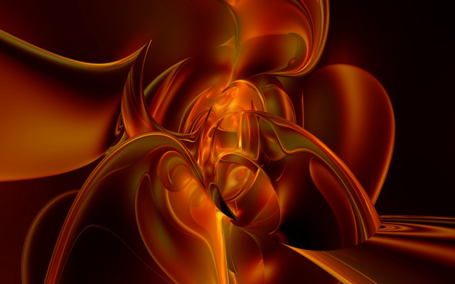 Orange yellow flower black background #4 free wallpaper for desktop - medium preview image