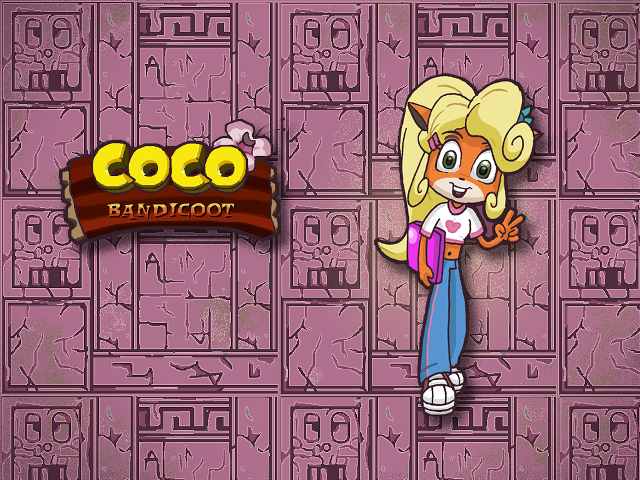 Cartoon character coco bandit chocolate free wallpaper for desktop - medium preview image