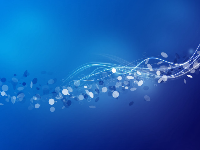 Blue background white circles lines free wallpaper for desktop - medium preview image