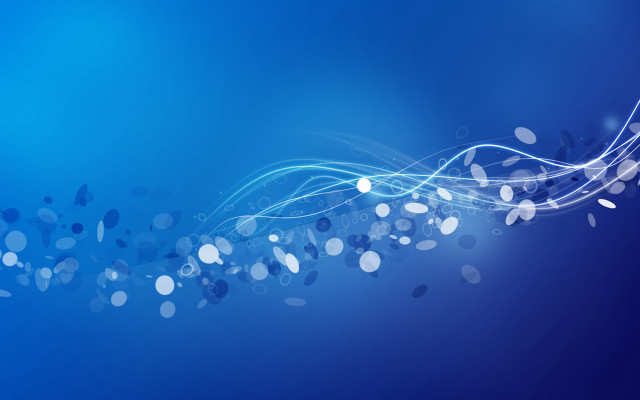 Blue background white circles lines #5 free wallpaper for desktop - medium preview image