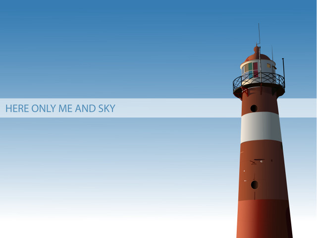 Red white lighthouse sky background #4 free wallpaper for desktop - medium preview image