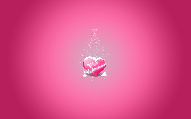 Pink heart message star background #2 free wallpaper for desktop - medium preview image