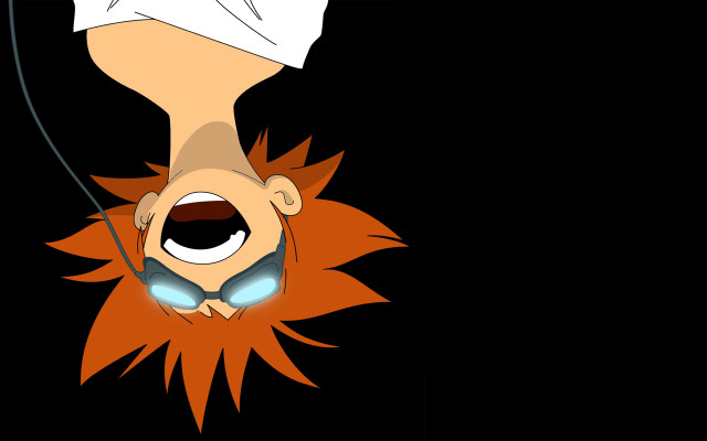 Cartoon character upside down string free wallpaper for desktop - medium preview image