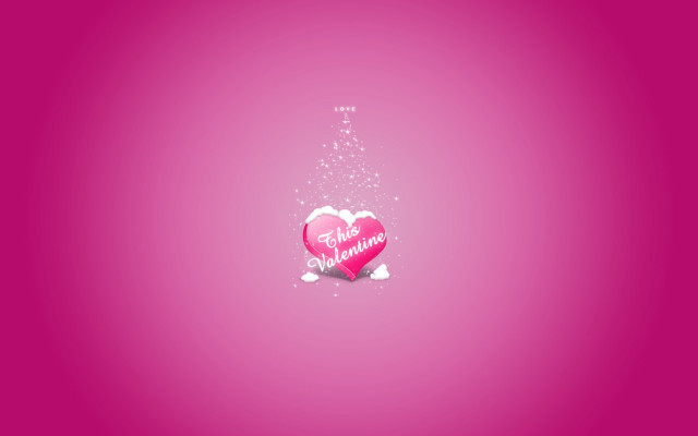 Pink heart message star top #3 free wallpaper for desktop - medium preview image