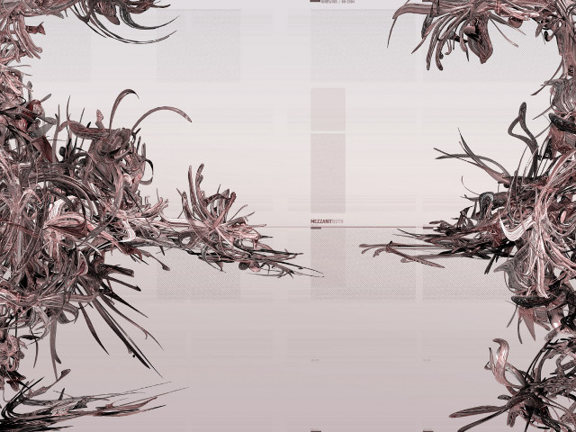 Biopunk bamboo branch skeleton spiderlily free wallpaper for desktop - medium preview image