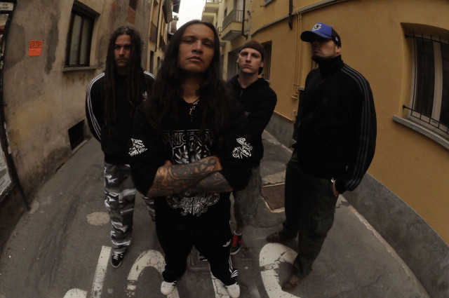 Men street corner building tattoo free wallpaper for desktop - medium preview image