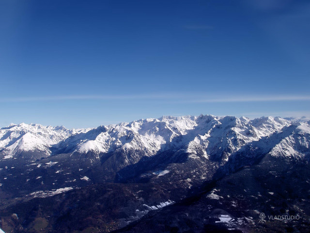 Mountain range airplane window blue #5 free wallpaper for desktop - medium preview image