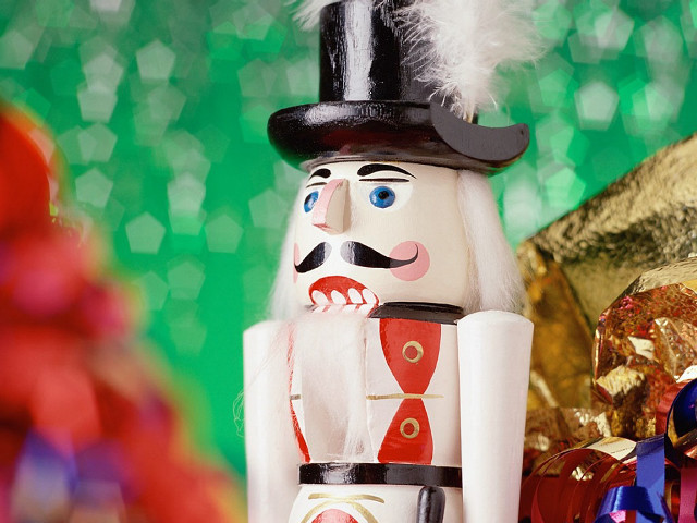 Nutcracker tophat mustache redtie goldbox free wallpaper for desktop - medium preview image