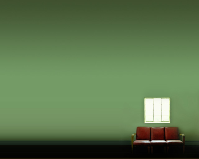 Red chair green wall window #3 free wallpaper for desktop - medium preview image