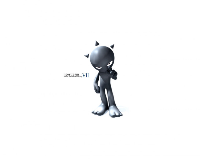 Small black figure horns bow #2 free wallpaper for desktop - medium preview image
