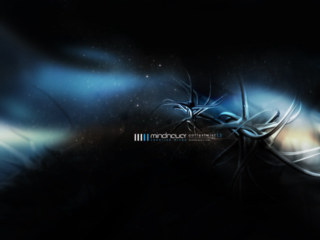 Dark background blue white flower free wallpaper for desktop - medium preview image