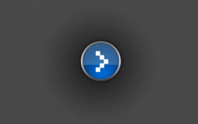 Blue button pixelated cross dark free wallpaper for desktop - medium preview image