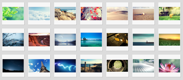 Grid of pictures with words free wallpaper for desktop - medium preview image
