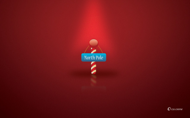 Person holding sign north pole #4 free wallpaper for desktop - medium preview image