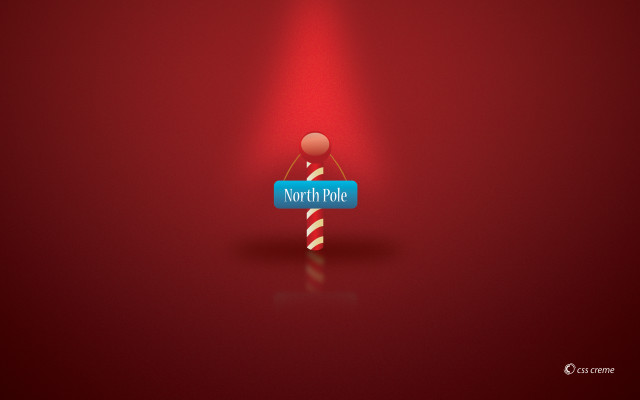 Person holding north pole sign free wallpaper for desktop - medium preview image