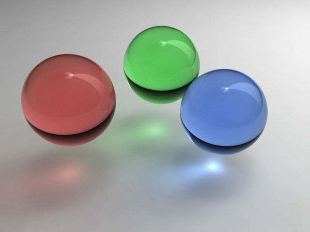 Three balls white surface light free wallpaper for desktop - medium preview image