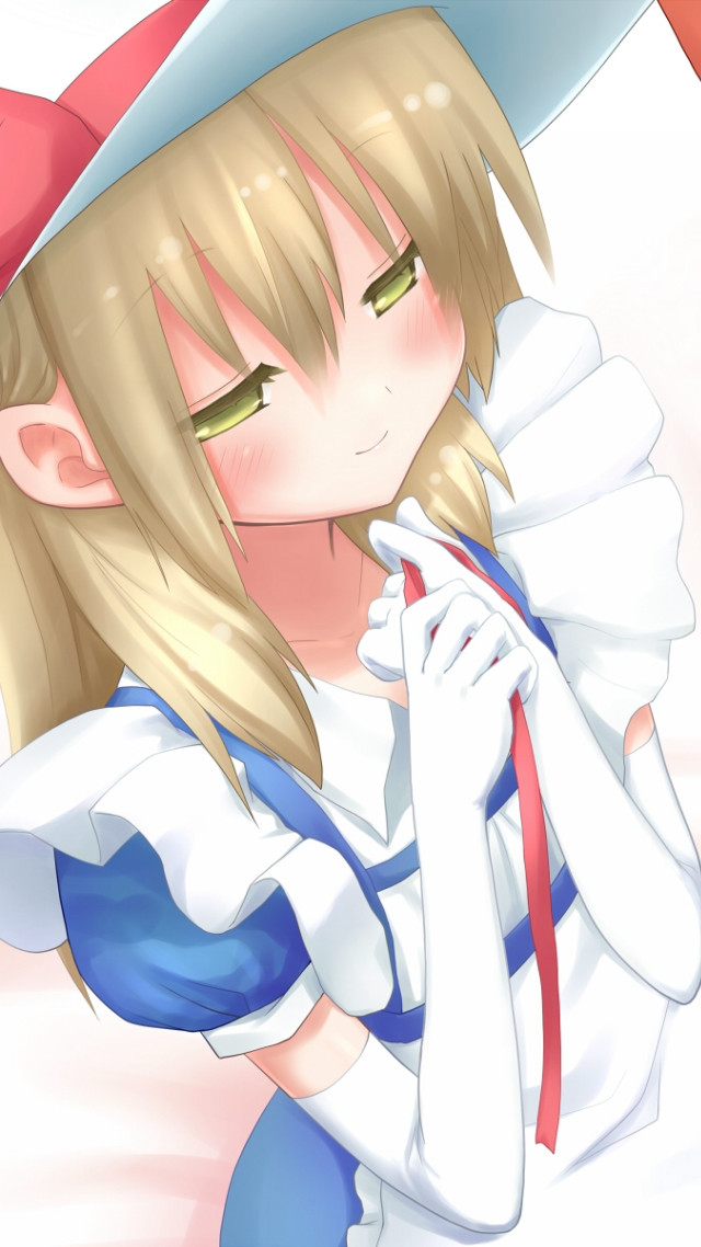 Kawaii alice prin blonde umbrella free wallpaper for mobile - medium preview image