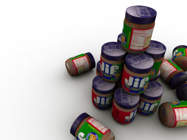 Peanut butter pile white surface #3 free wallpaper for desktop - medium preview image