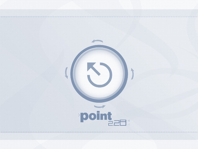 White blue logo circular arrow free wallpaper for desktop - medium preview image