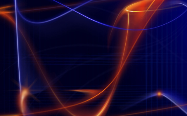 Blue orange background lines curves free wallpaper for desktop - medium preview image