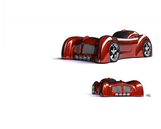 Red car black tire white #2 free wallpaper for desktop - medium preview image