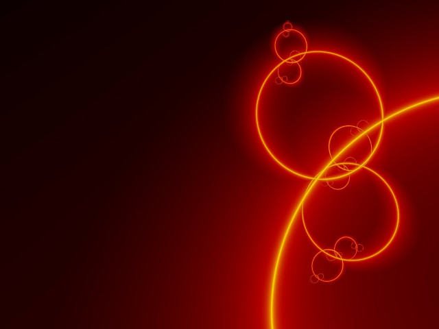 Red spiral circles mandelbrot heart #3 free wallpaper for desktop - medium preview image