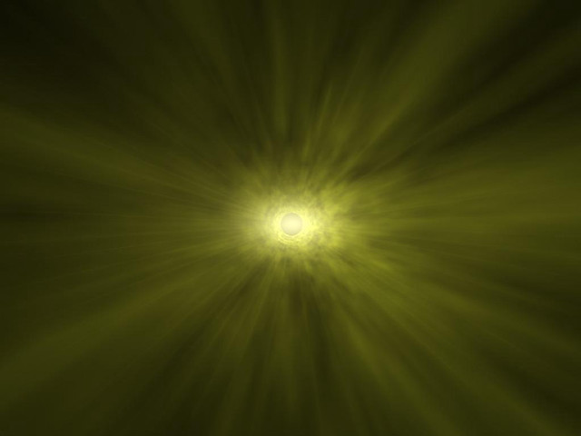 Bright green light dark sky free wallpaper for desktop - medium preview image