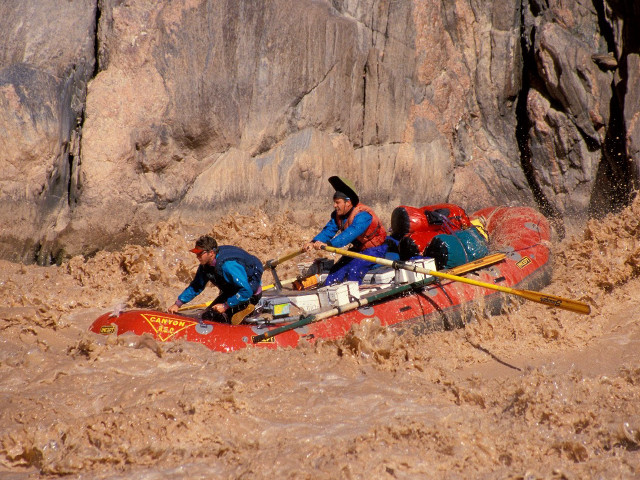 Group red boat river rocks free wallpaper for desktop - medium preview image