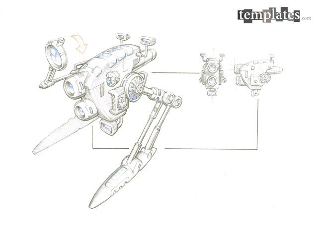 Plane propeller drawing side wheel #2 free wallpaper for desktop - medium preview image