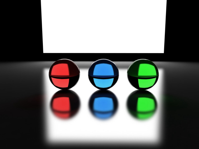 Three balls table white board free wallpaper for desktop - medium preview image