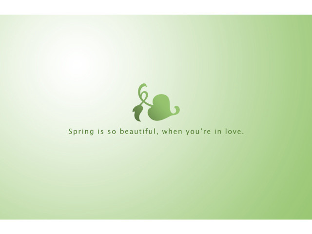 Green frog spring beautiful quote #2 free wallpaper for desktop - medium preview image