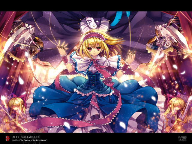 Anime character stage sword demon free wallpaper for desktop - medium preview image