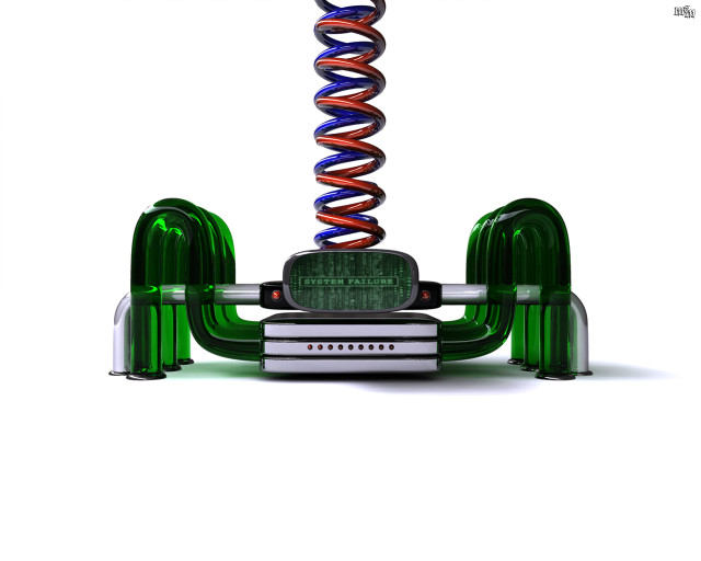 Green white spiral design radio free wallpaper for desktop - medium preview image