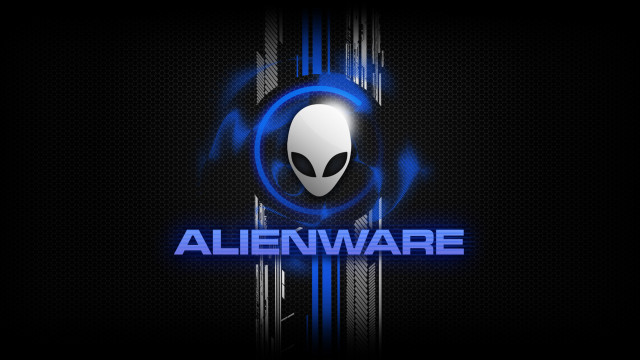 Blue alien head alienware holography free wallpaper for desktop - medium preview image