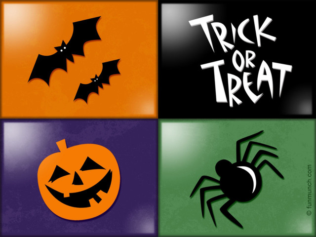 Halloween themed images with spider #2 free wallpaper for desktop - medium preview image