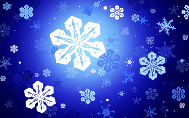 Snowflake blue background snowflakes bottom #2 free wallpaper for desktop - medium preview image