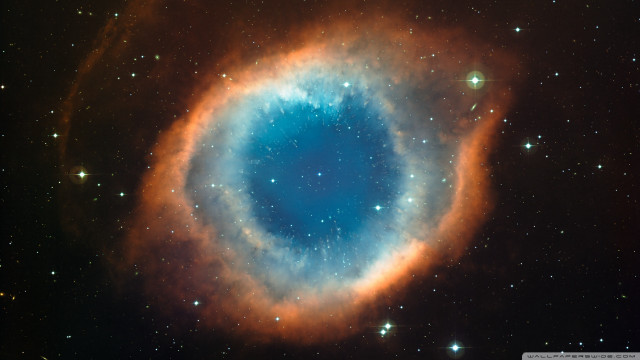 Large blue ring sky filled free wallpaper for desktop - medium preview image