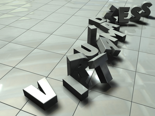 Metal letters tile floor white #2 free wallpaper for desktop - medium preview image
