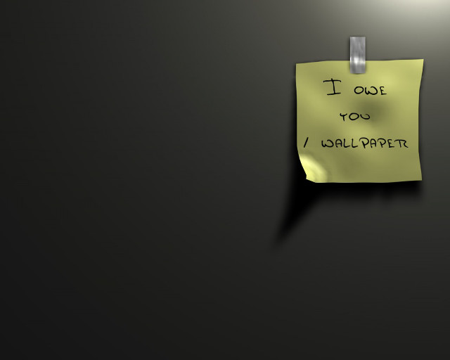 Sticky note light i did free wallpaper for desktop - medium preview image