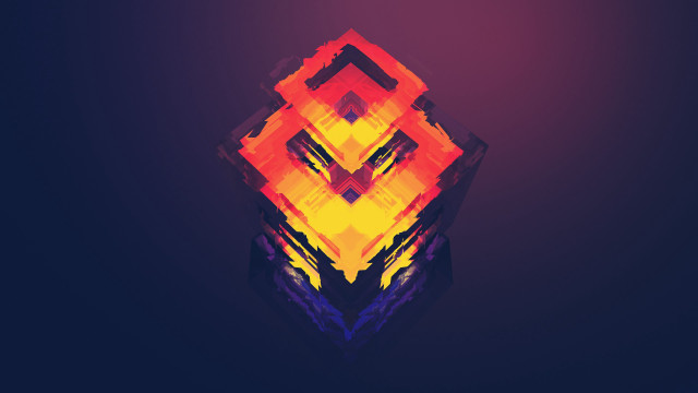 Colorful abstract dark background red free wallpaper for desktop - medium preview image