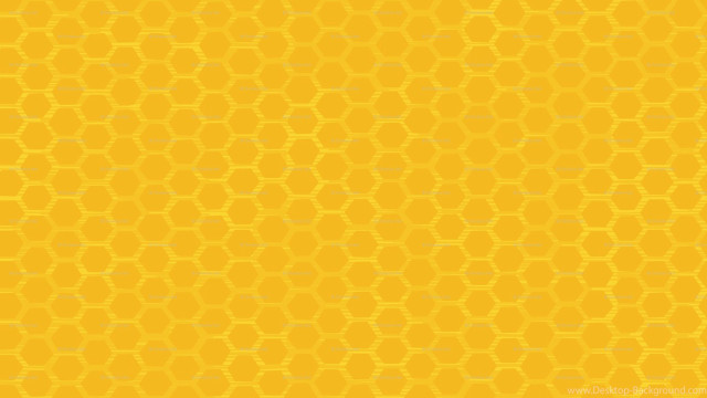 Yellow background hexagonal pattern image free wallpaper for desktop - medium preview image