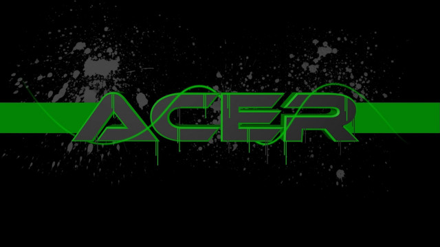 Black green logo acer stripe free wallpaper for desktop - medium preview image