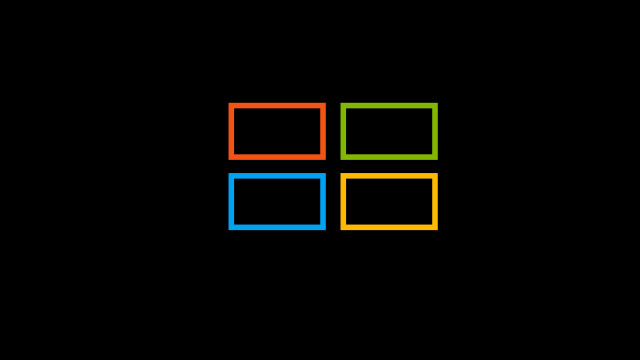 Black background multicolored square pattern free wallpaper for desktop - medium preview image
